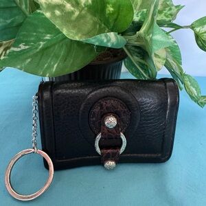 Brighton Nepal EUC small snap leather wallet